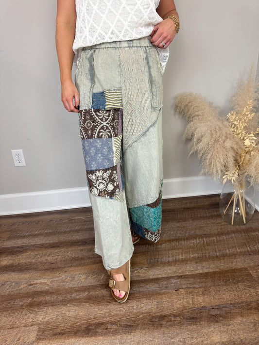 Charleston Patchwork Pants