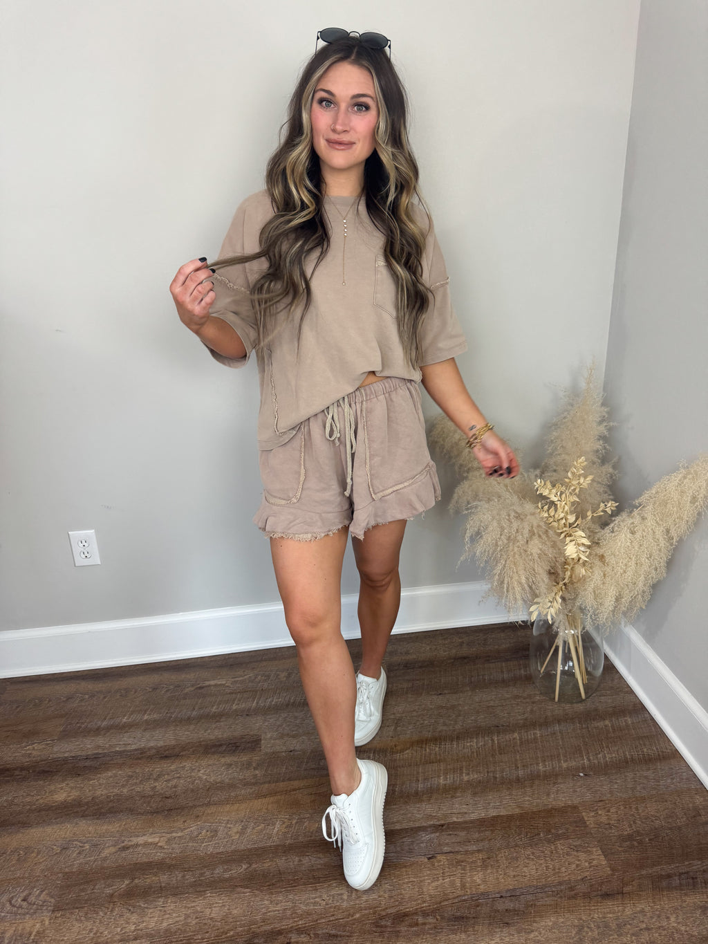 Auburn Terry Top | Mocha