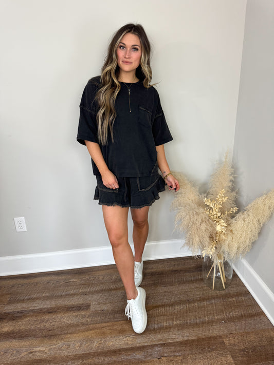 Auburn Terry Top | Ash