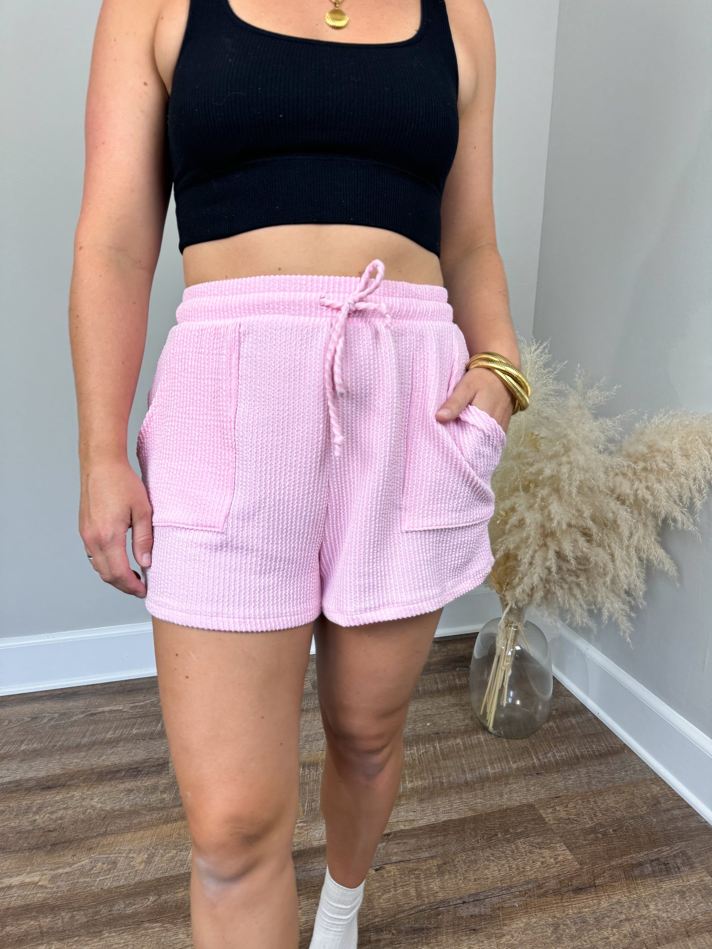 Coffee Date Shorts | Baby Pink