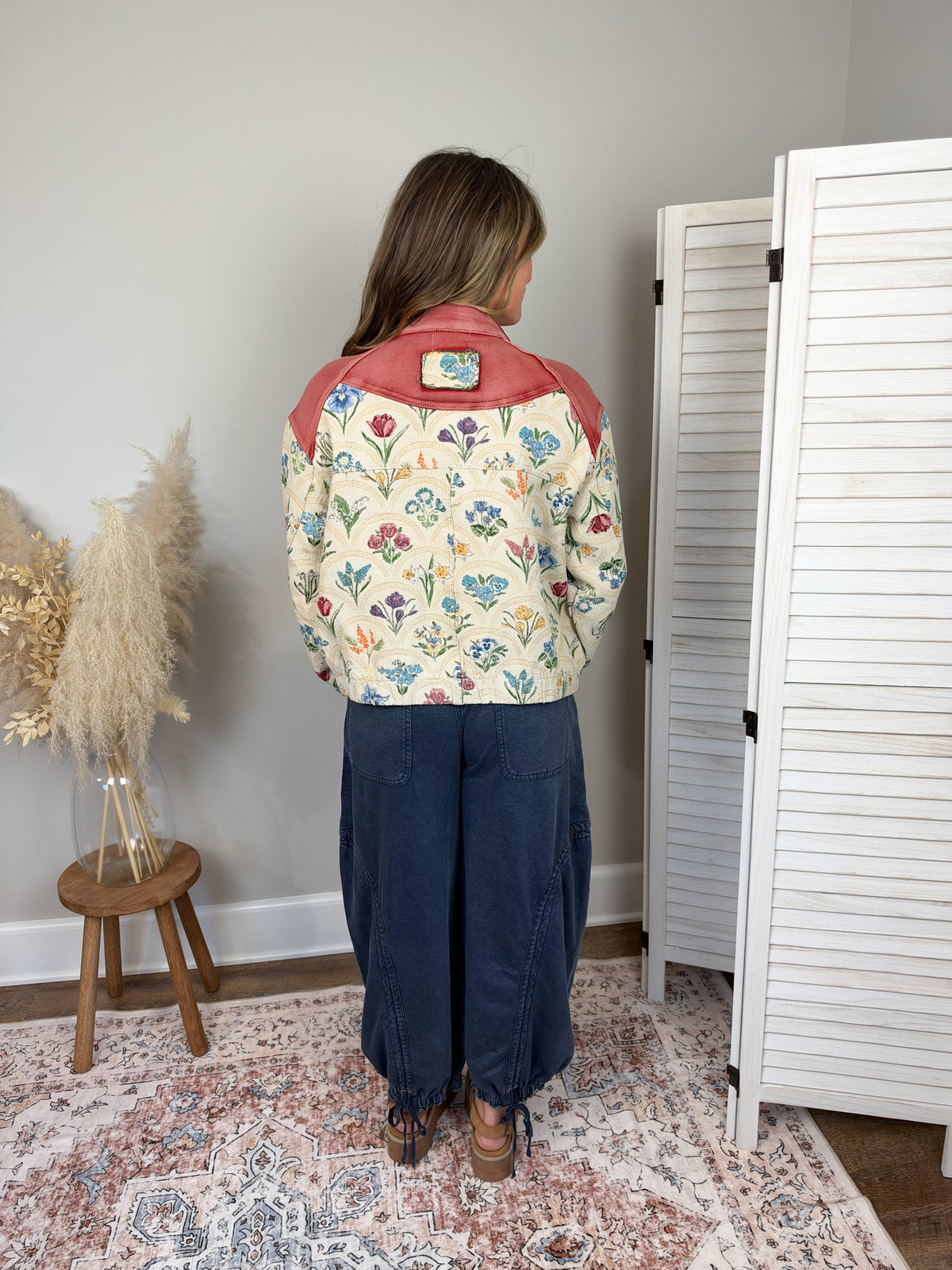 Wildflower Jacquard Jacket | Natural