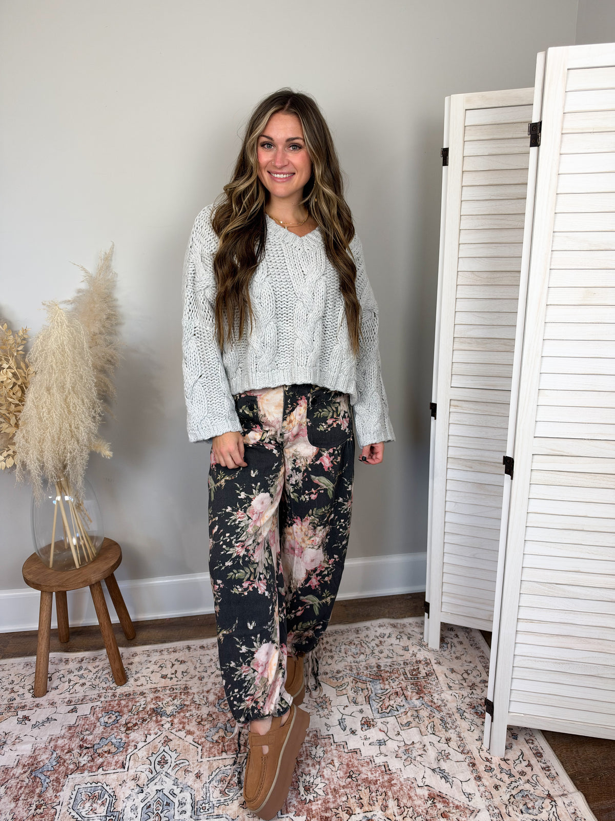 Midnight Garden Pants | Black