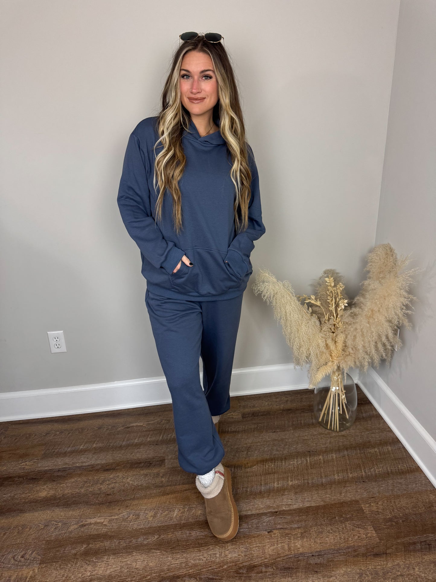 Boston Hoodie | Blue