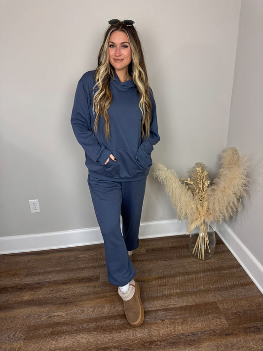 Boston Hoodie | Blue