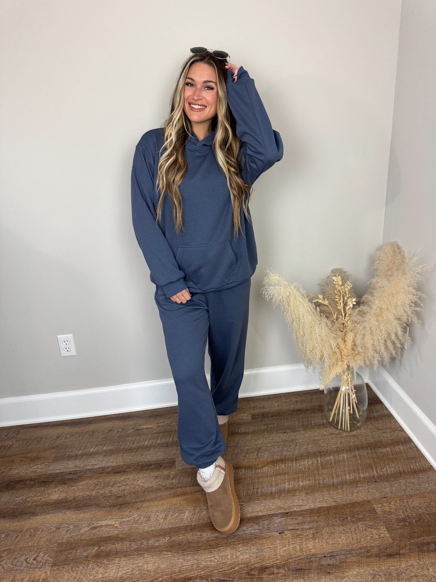 Boston Hoodie | Blue