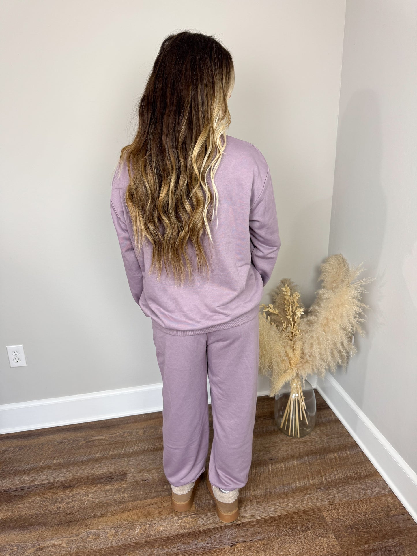 Boston Crew Neck | Purple