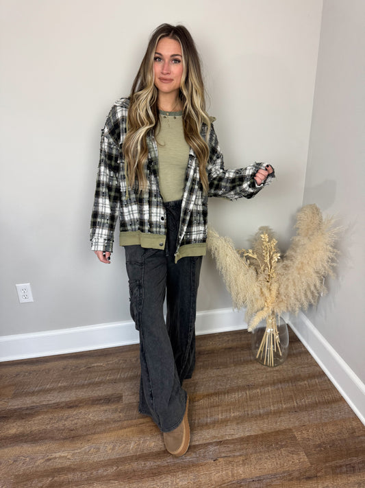 Chapters Flannel Hoodie