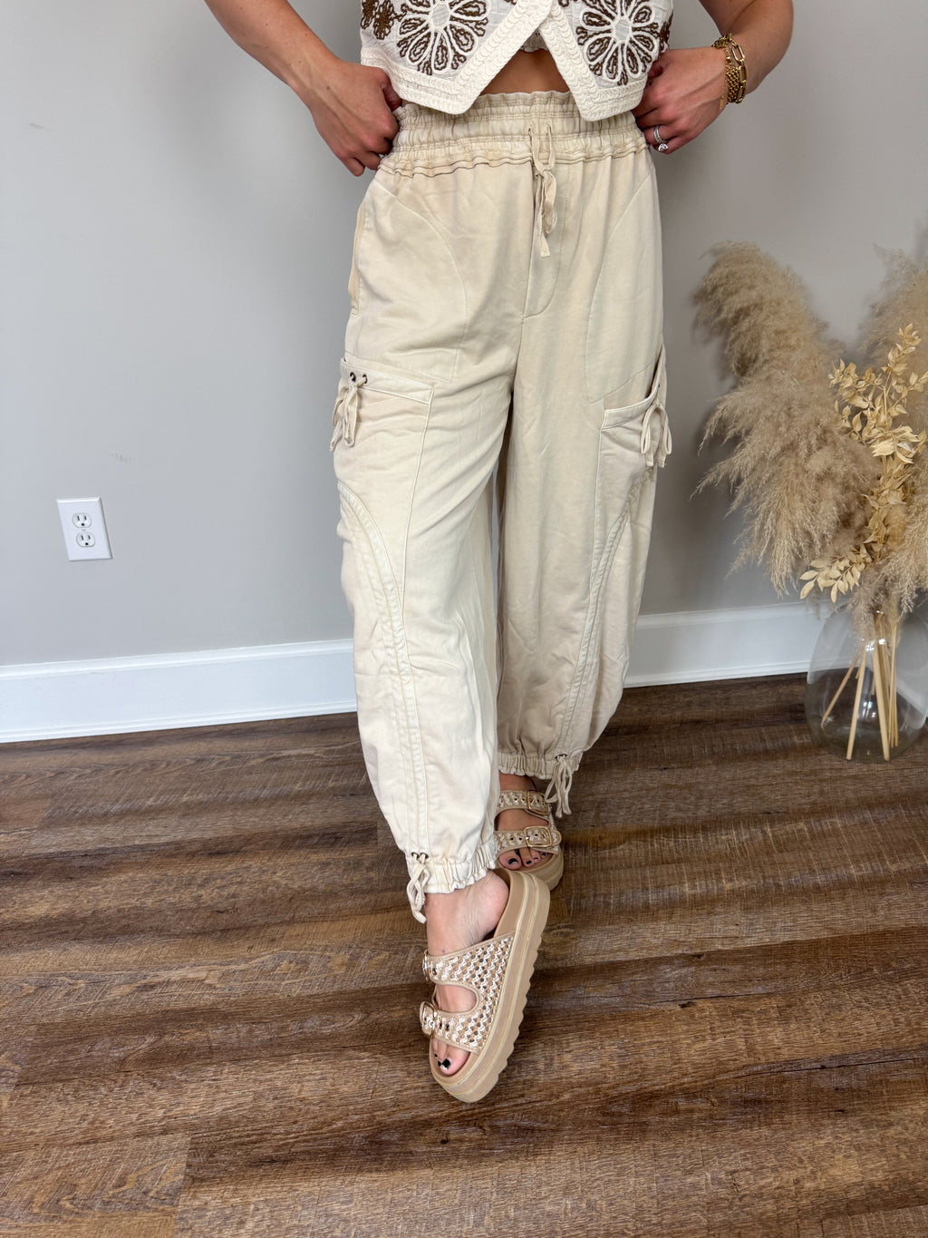 Heritage French Terry Pants | Oat