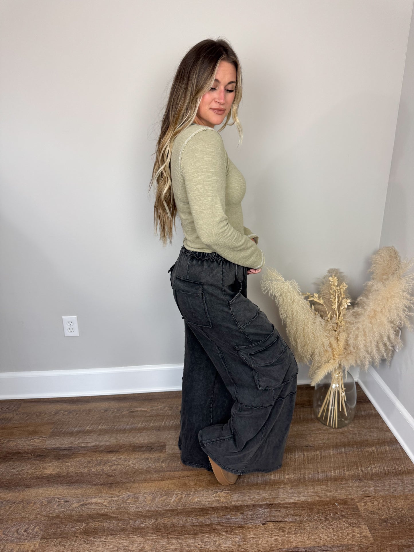 Ivy Long Sleeve Top | Olive