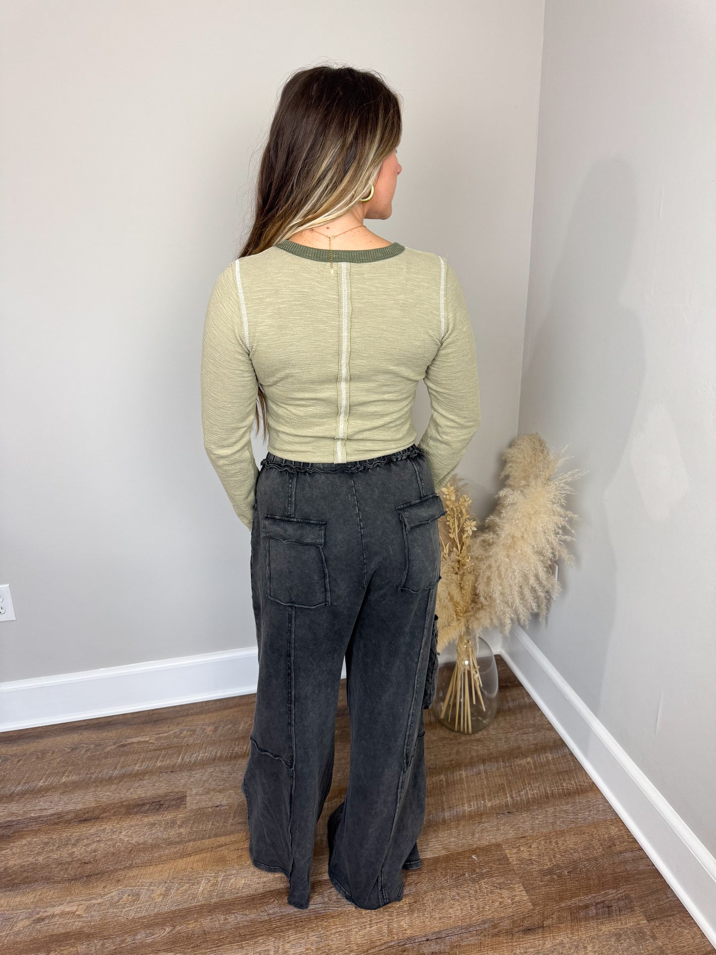 Ivy Long Sleeve Top | Olive