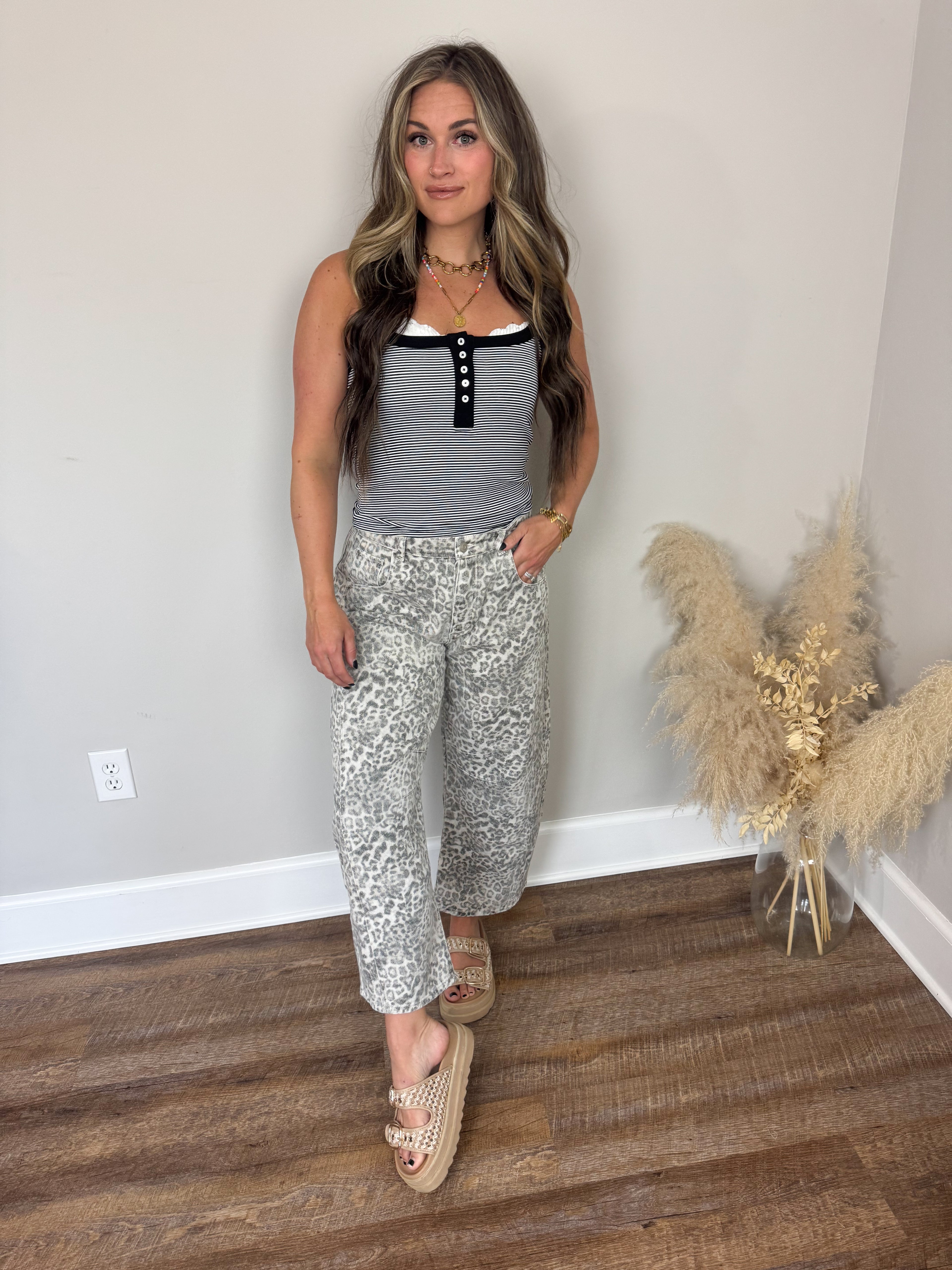 Morgan Leopard Pants