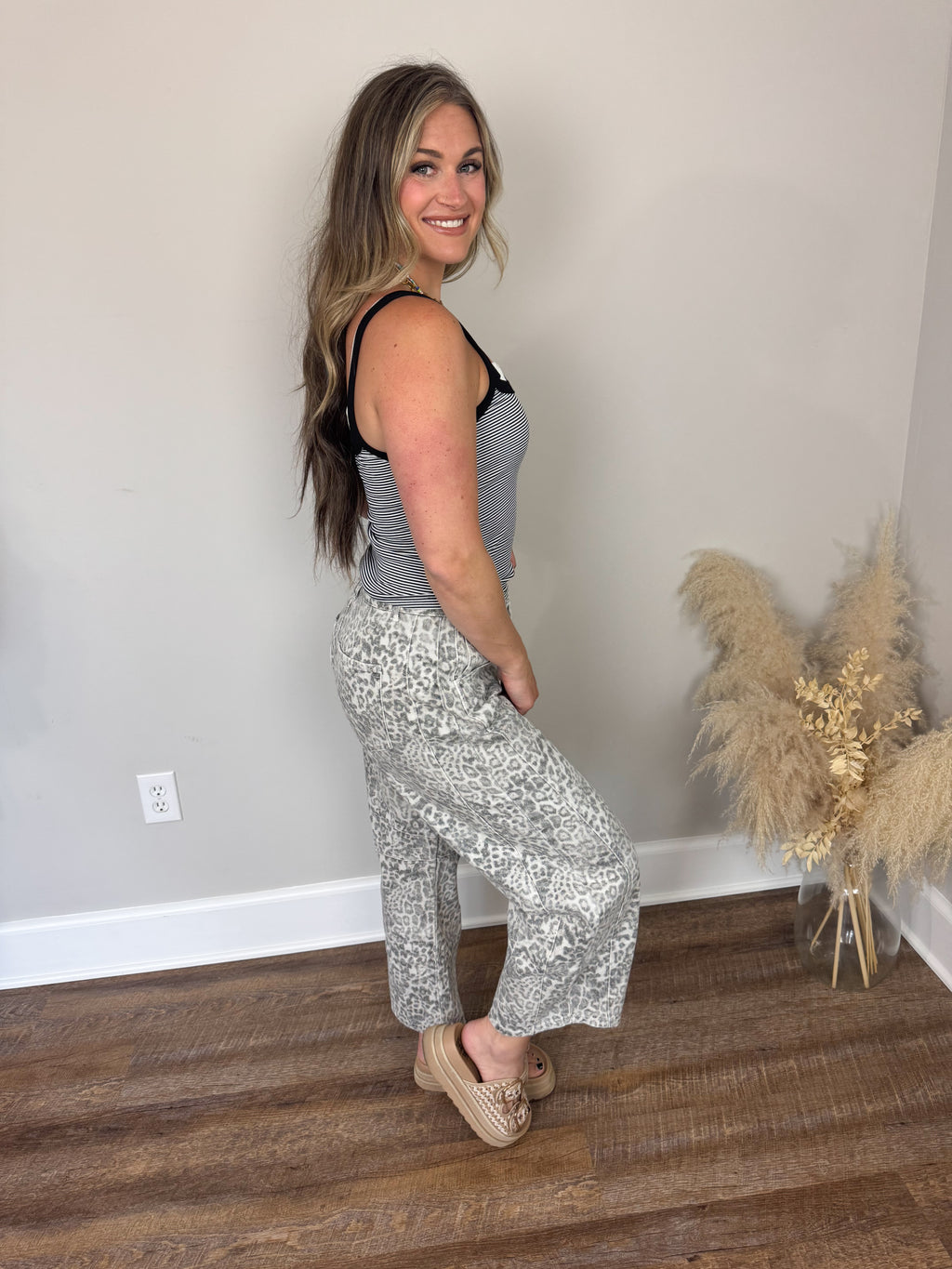 Morgan Leopard Pants