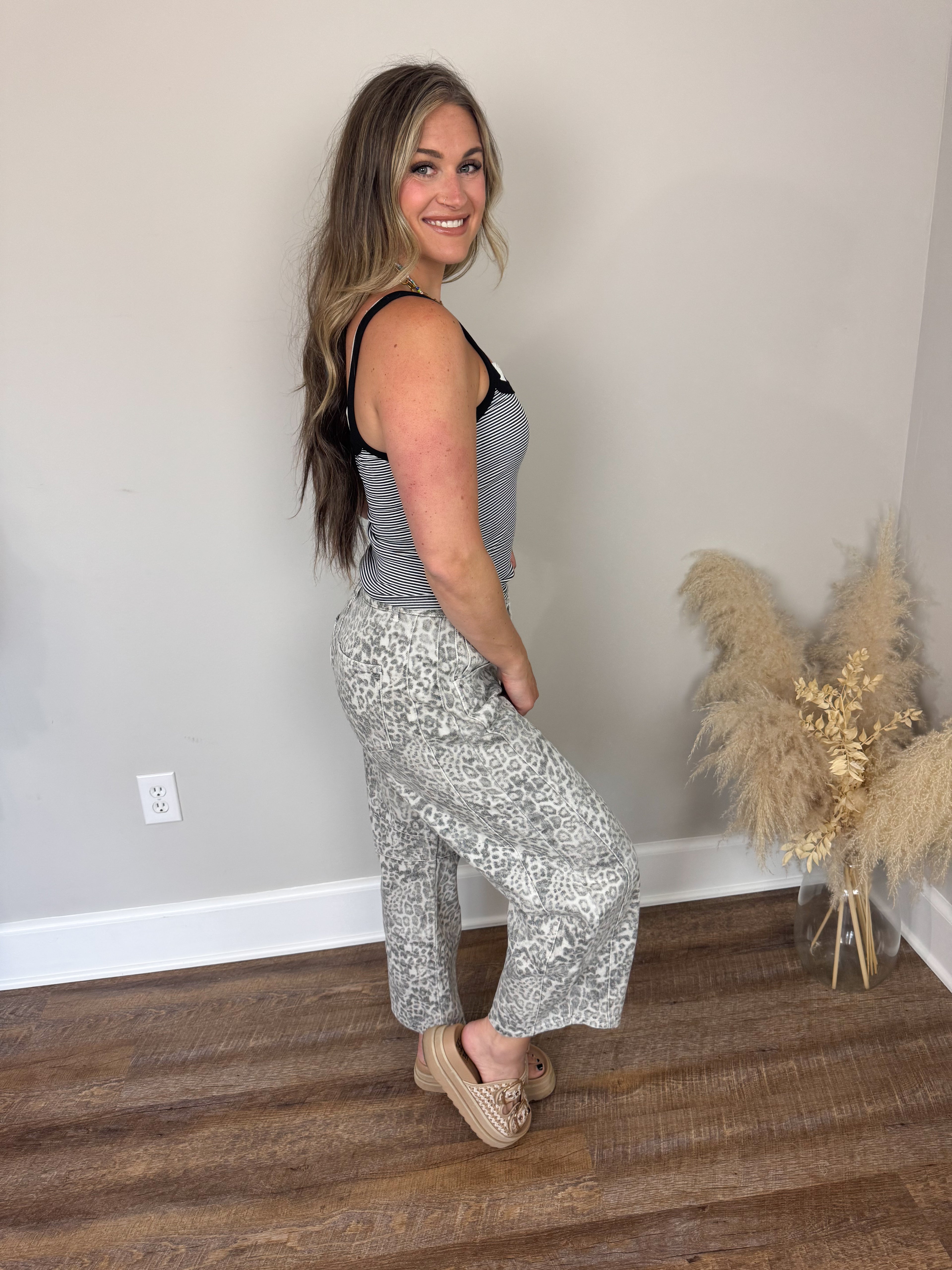 Morgan Leopard Pants