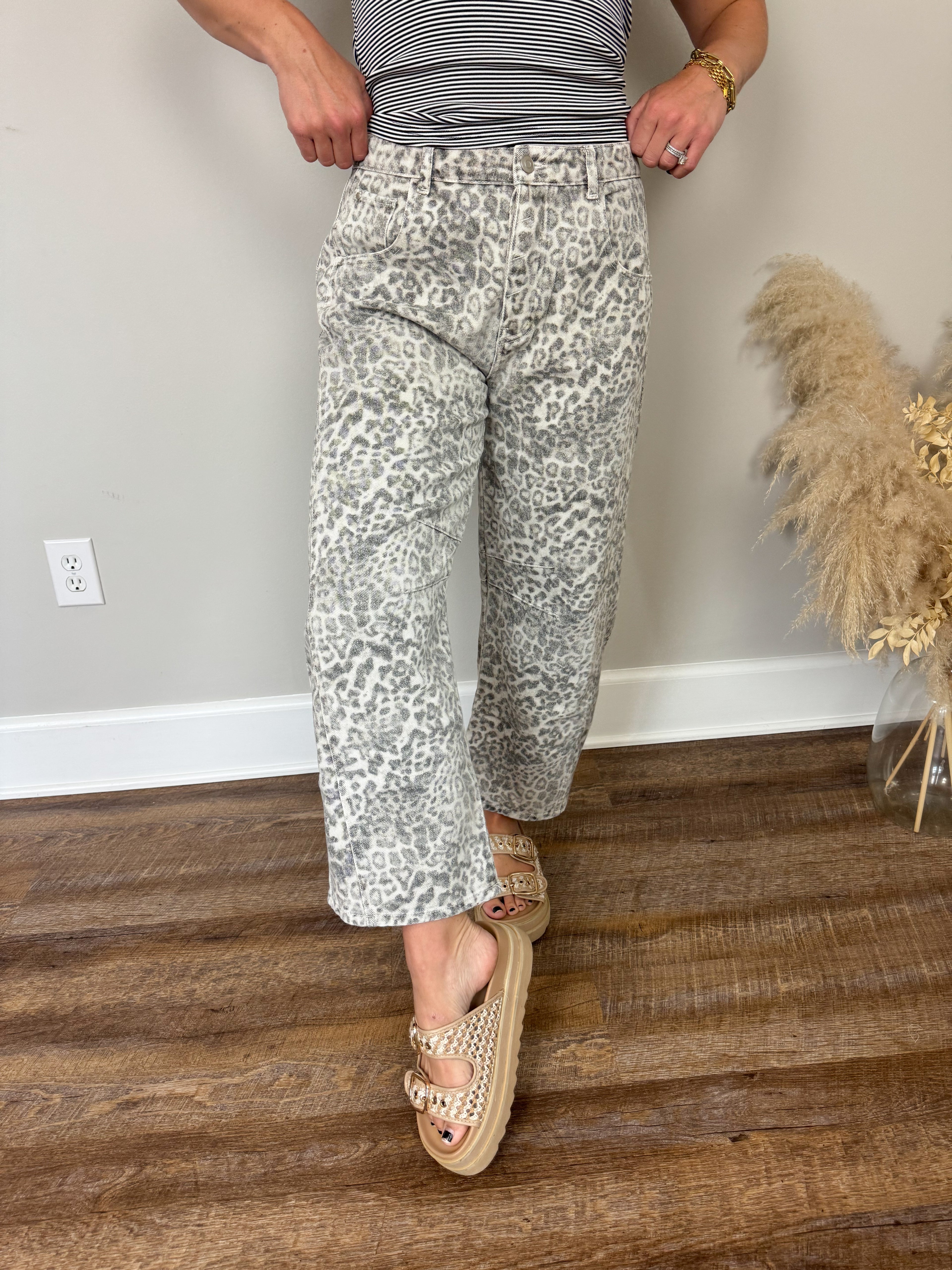 Morgan Leopard Pants