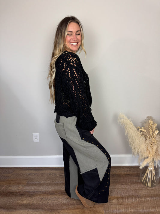 Onyx Night Terry Pants