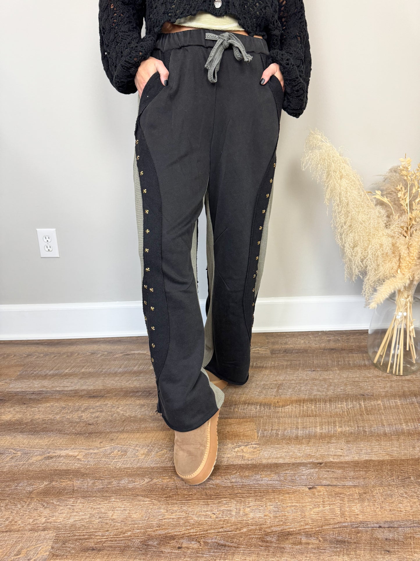 Onyx Night Terry Pants