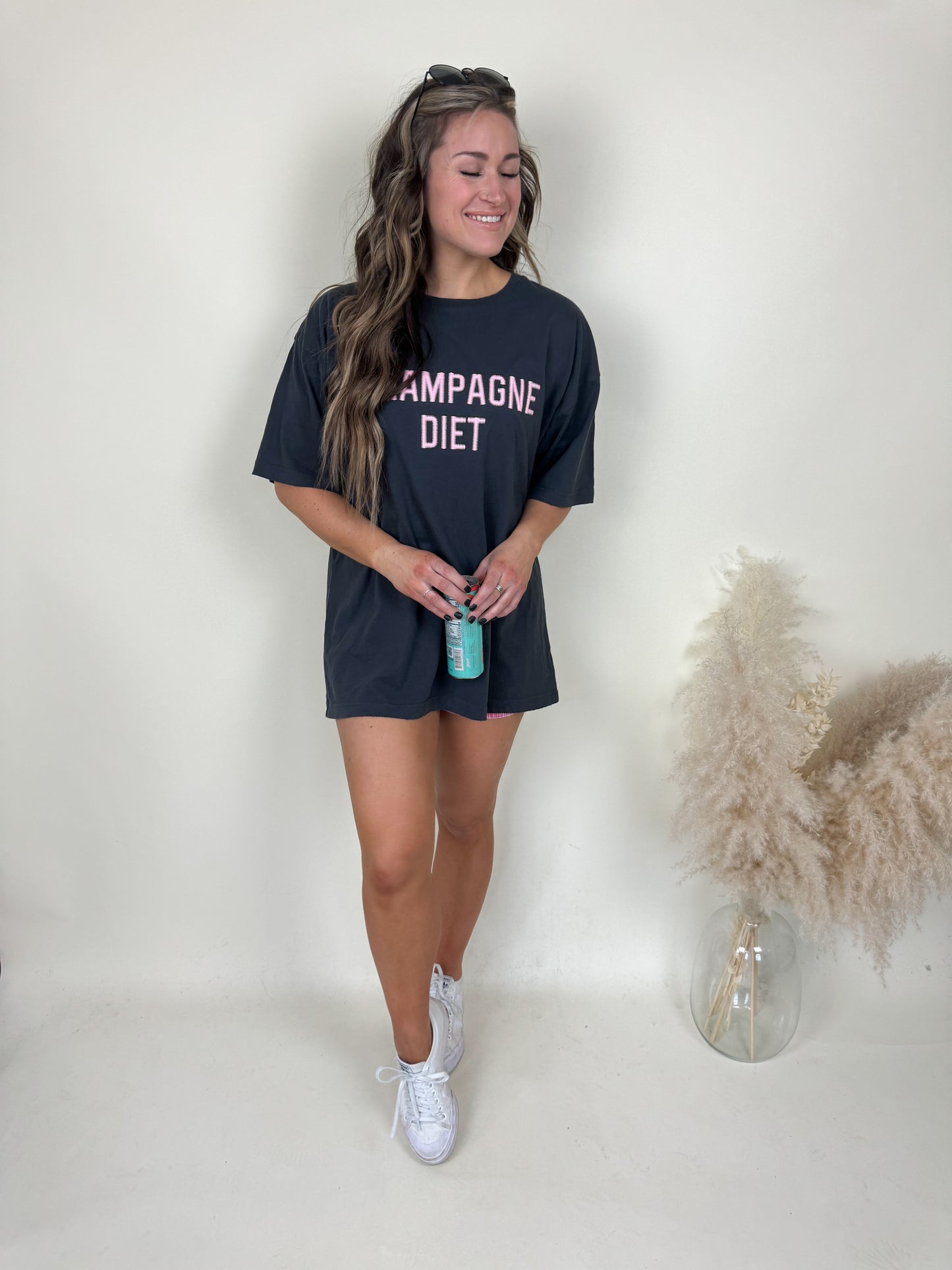 Champagne Diet Oversized T-Shirt