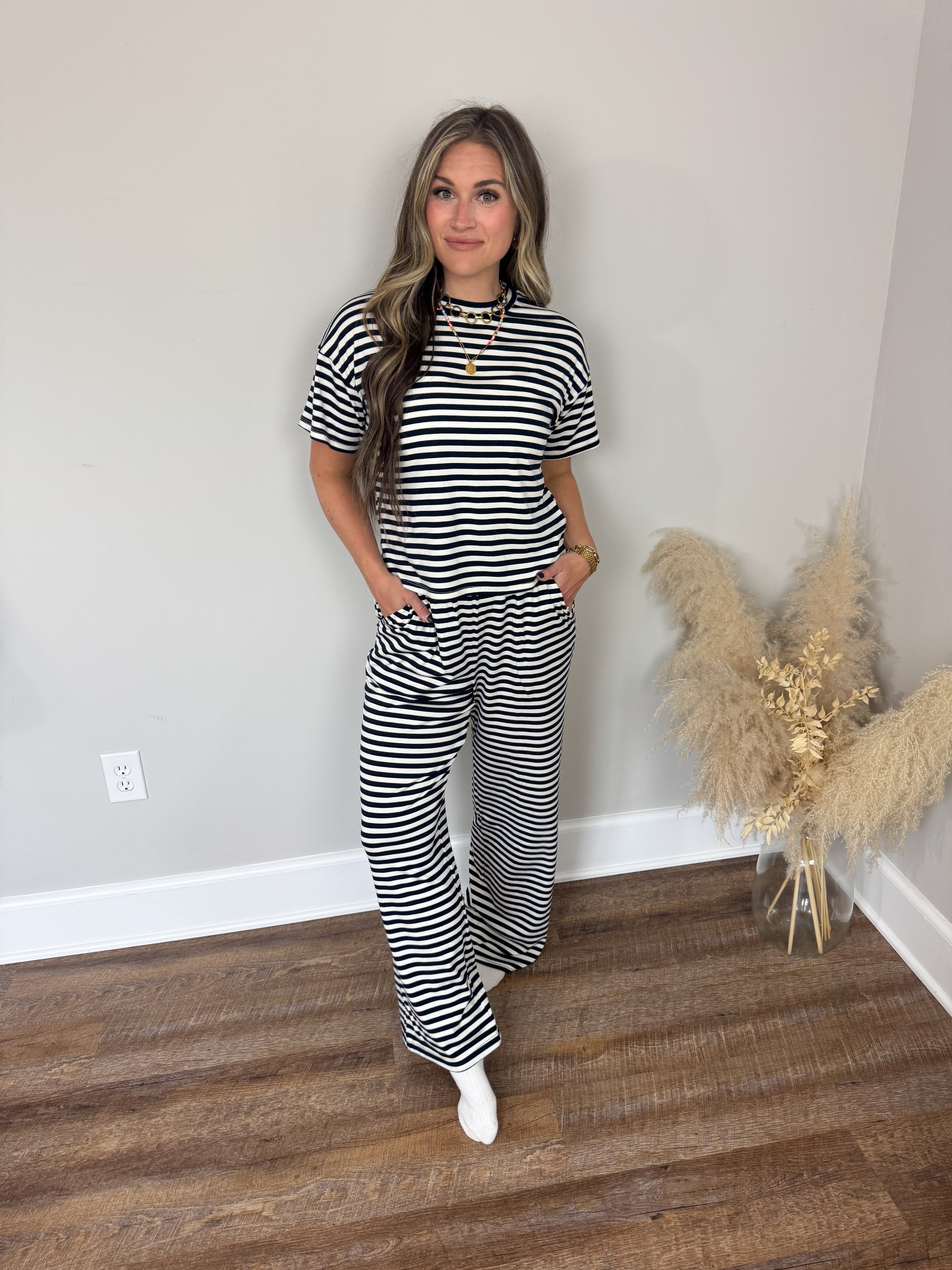Aria Striped Pants