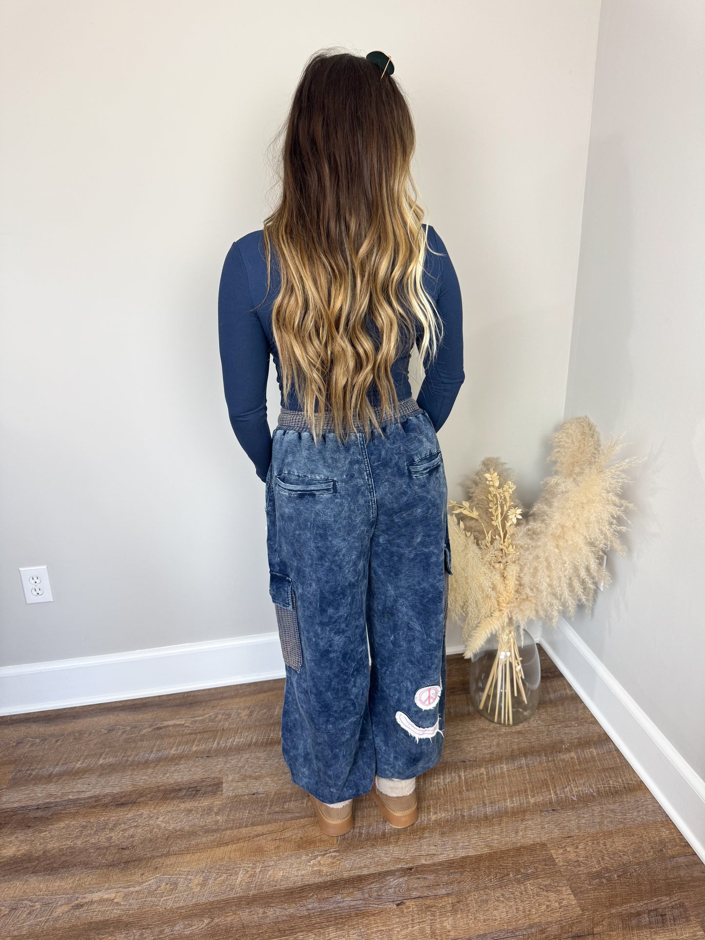 So Happy Patchwork Joggers