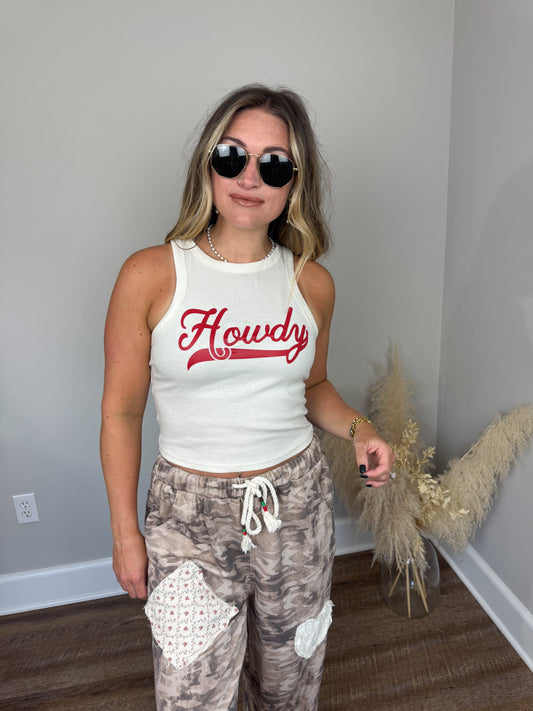 Howdy Cropped Tank