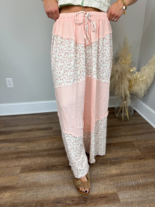 Afterglow Gauze Pants | Pink