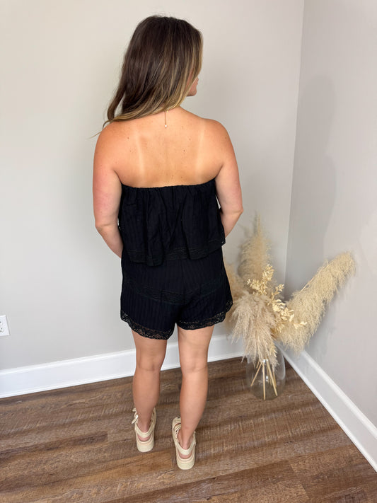 Nicole Embroidered Romper