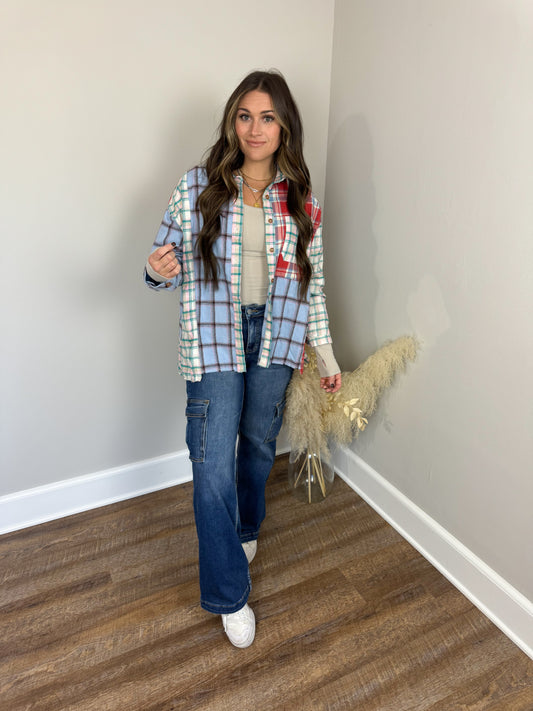 Heartbreaker Plaid Top