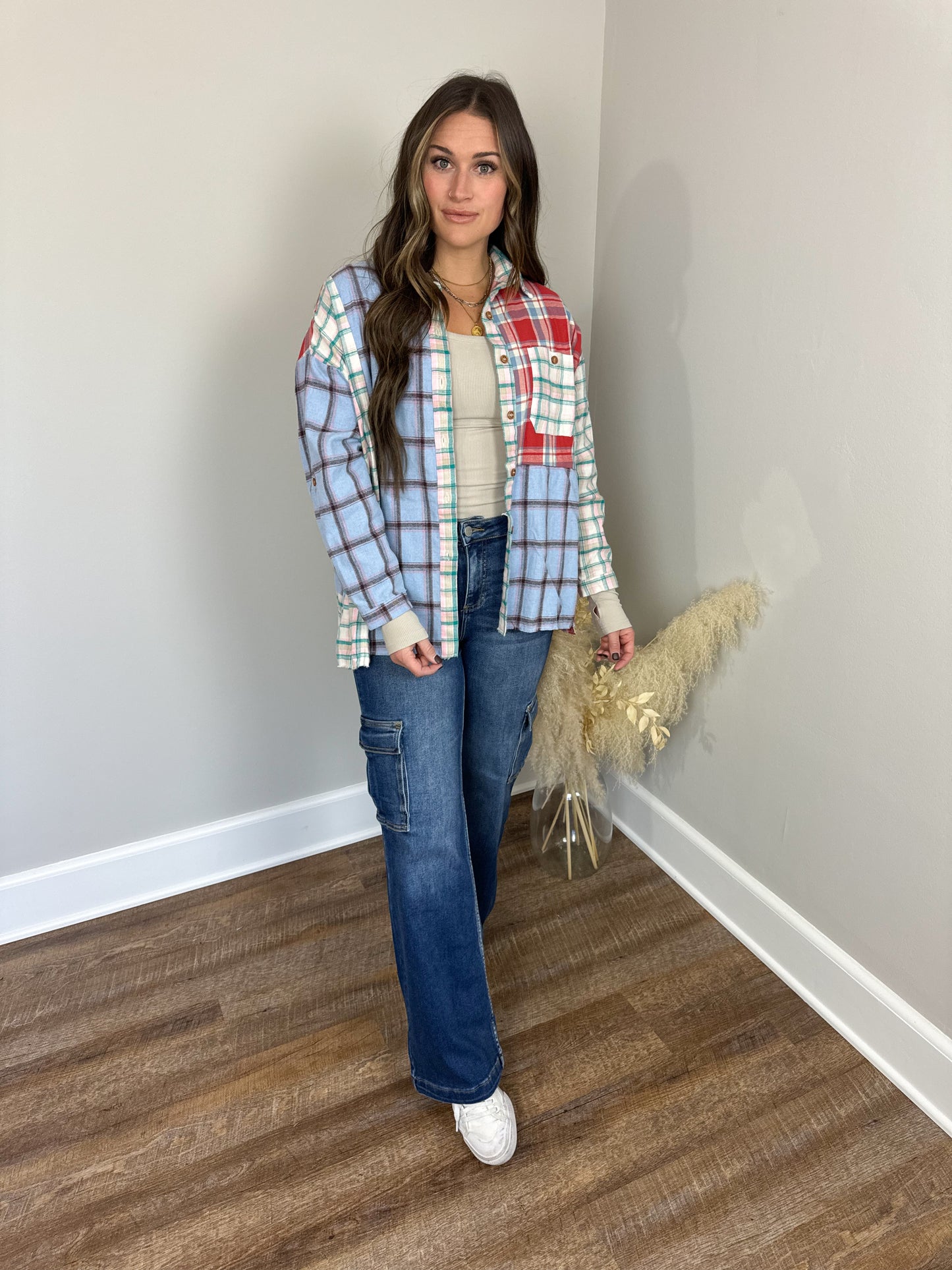 Heartbreaker Plaid Top