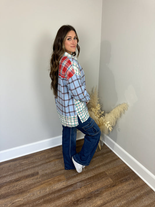 Heartbreaker Plaid Top