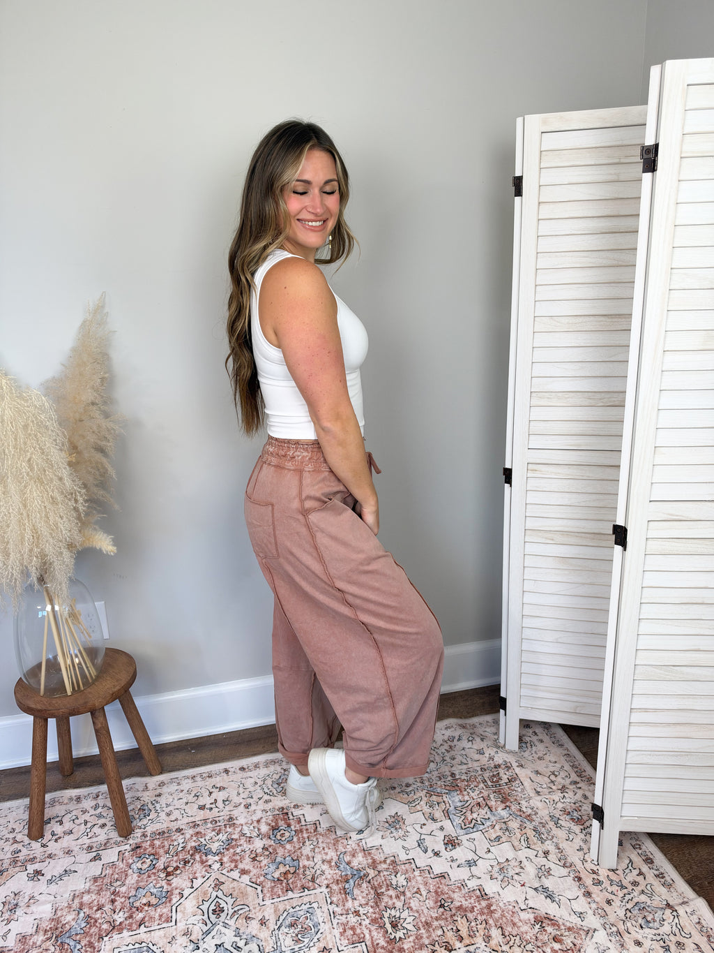 Chasing Sunshine Pants | Red Bean