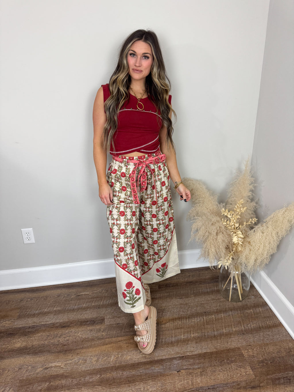 Sun Dazed Printed Pants