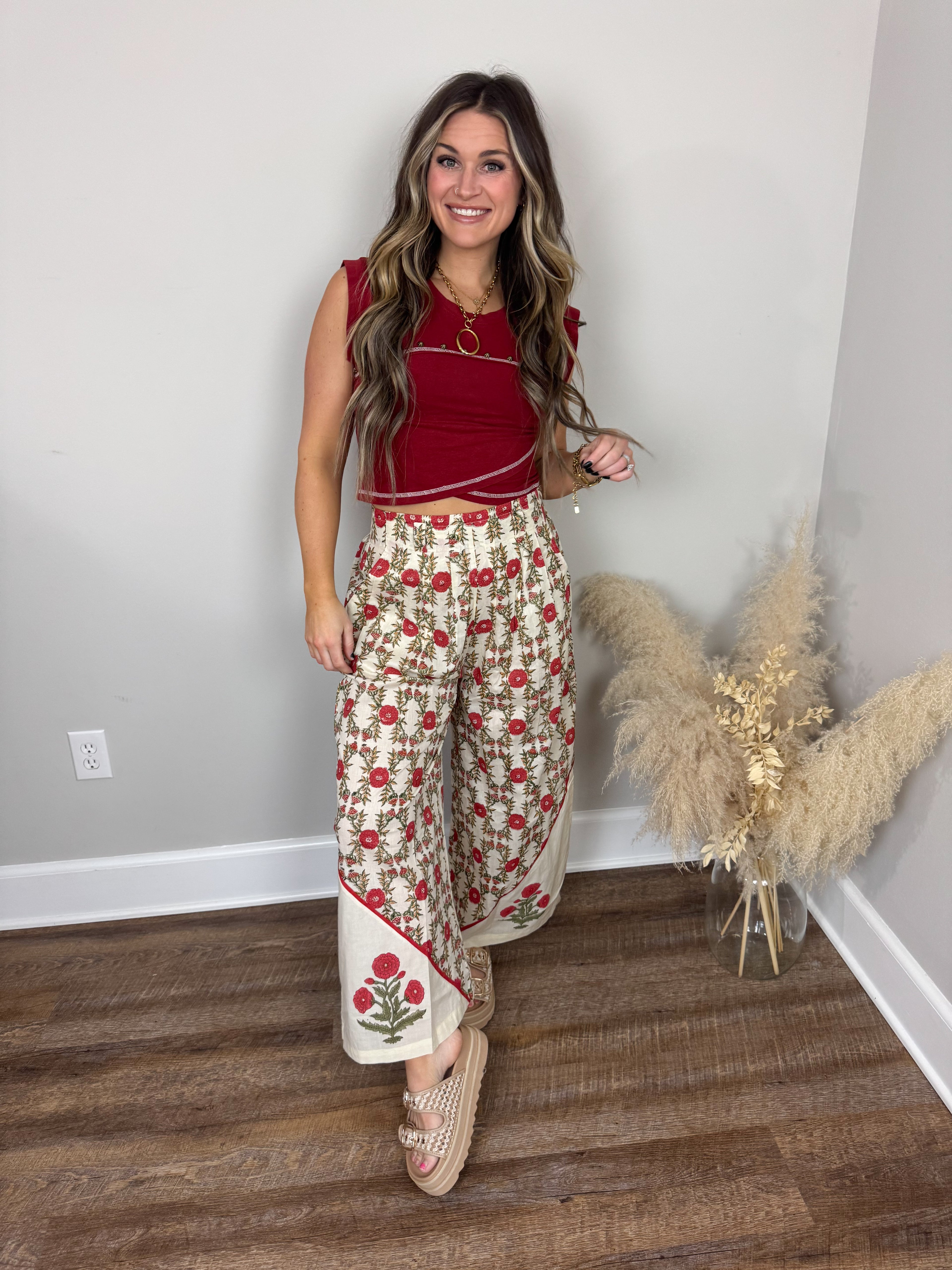 Sun Dazed Printed Pants