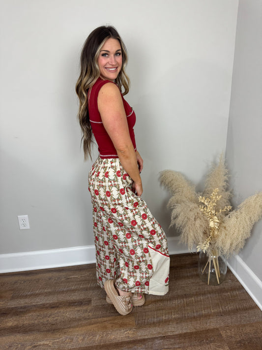 Sun Dazed Printed Pants