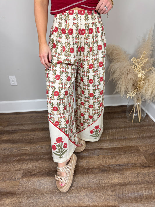 Sun Dazed Printed Pants