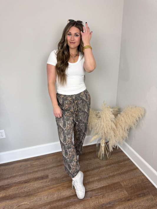 Clark Short Sleeve Top | White