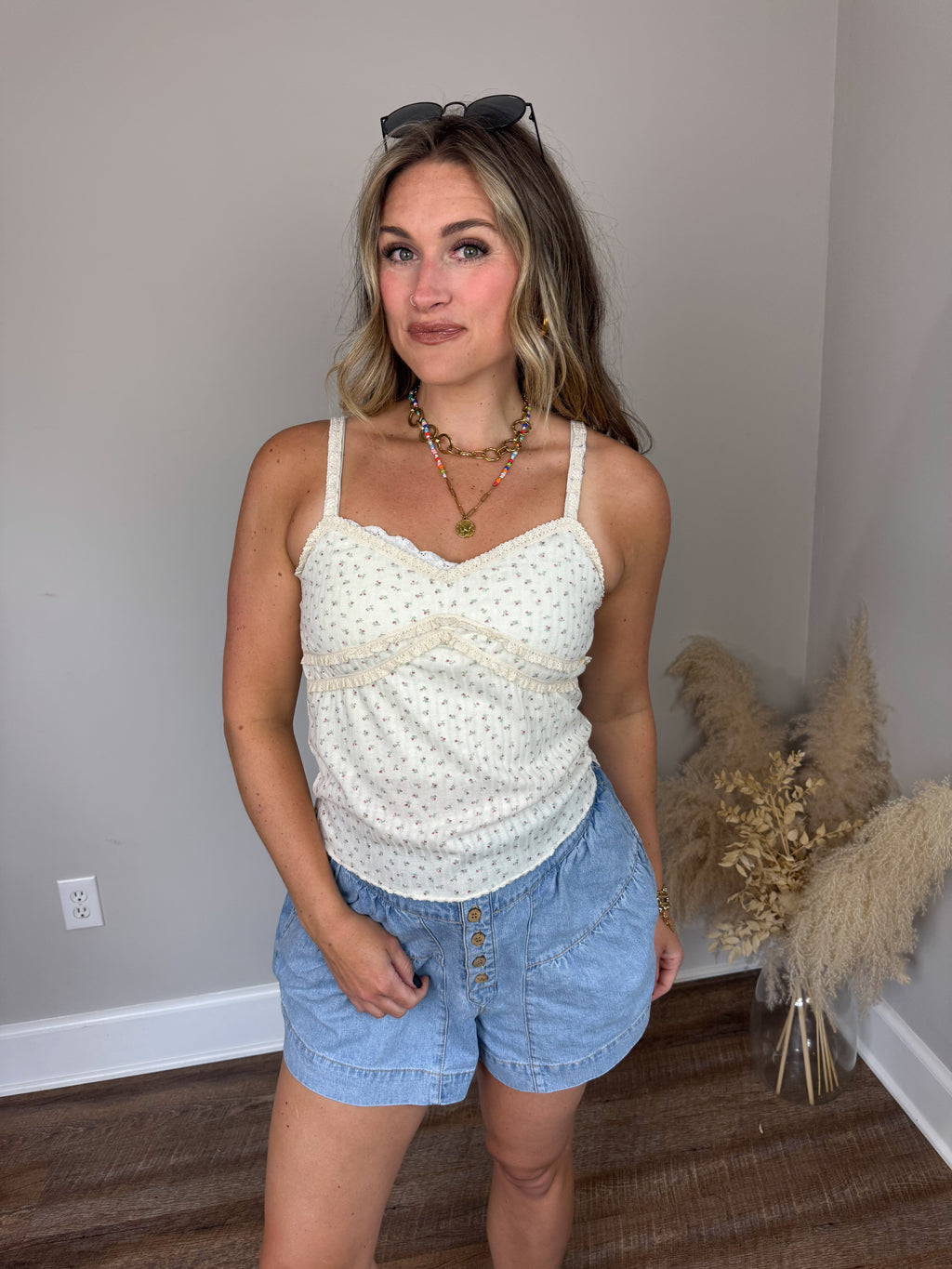 Soft Escape Floral Tank