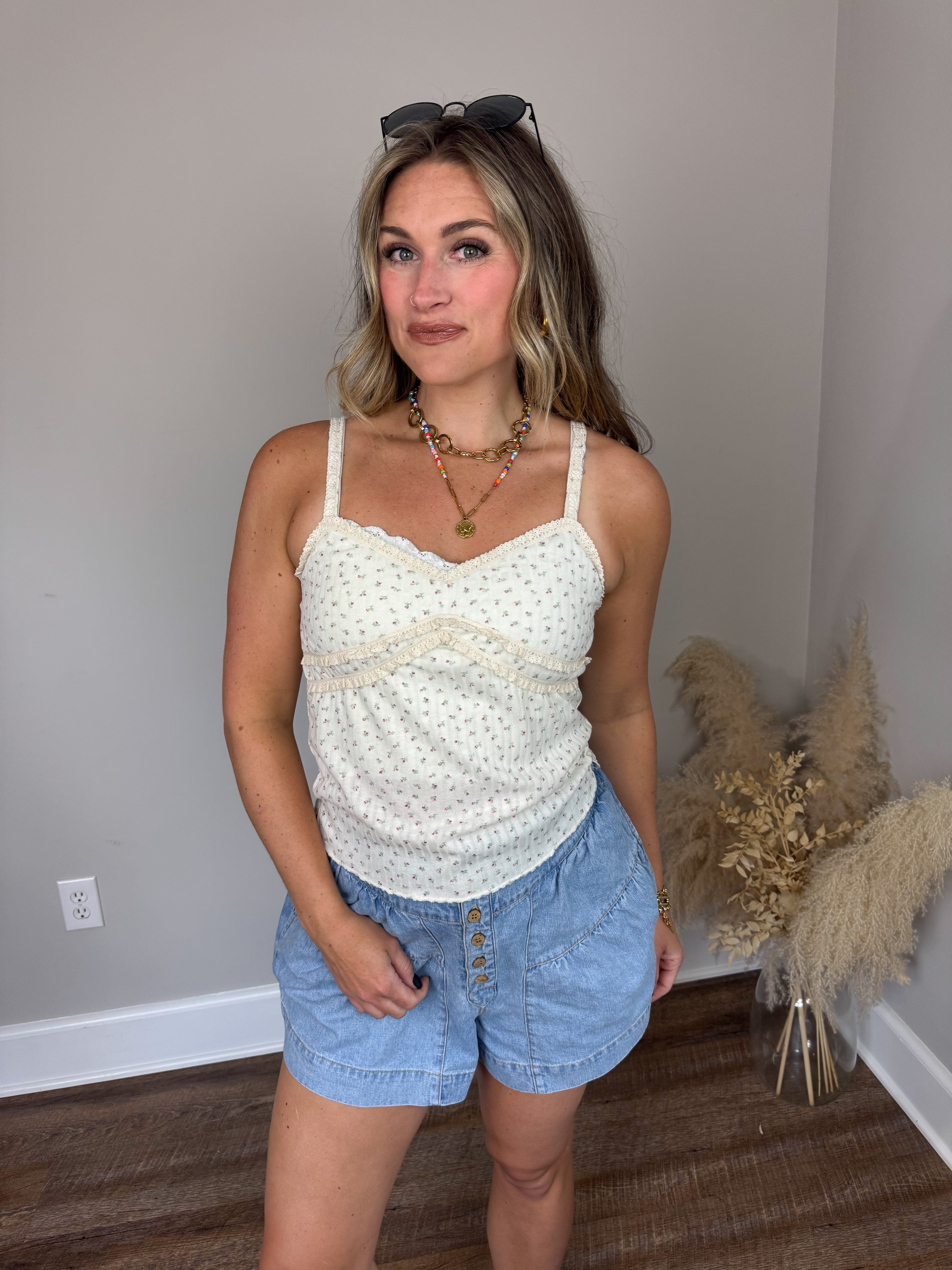 Soft Escape Floral Tank