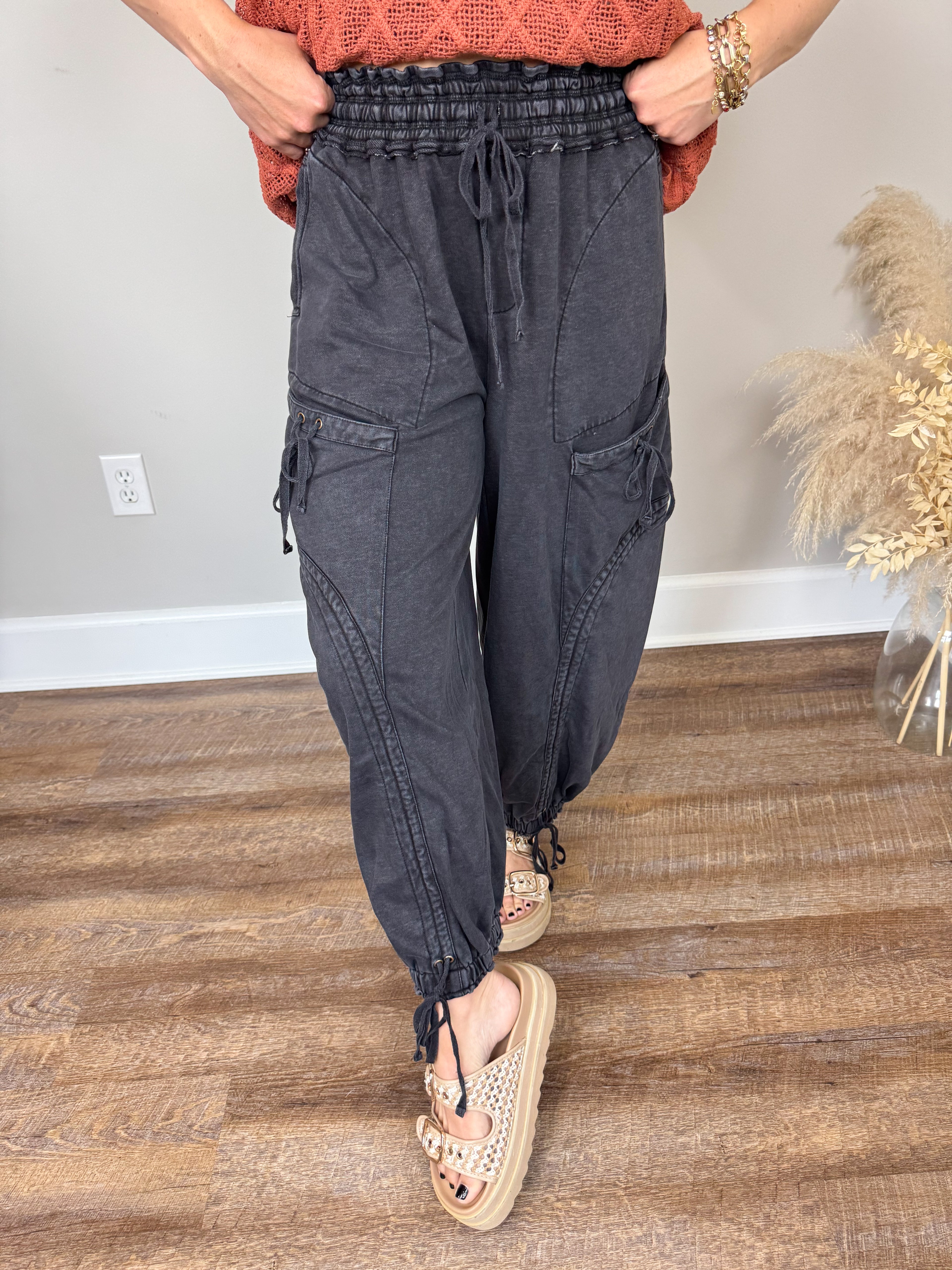 Heritage French Terry Pants | Black