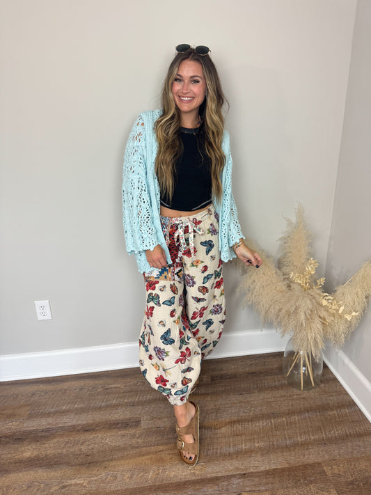 Destiny Hooded Cardigan | Blue