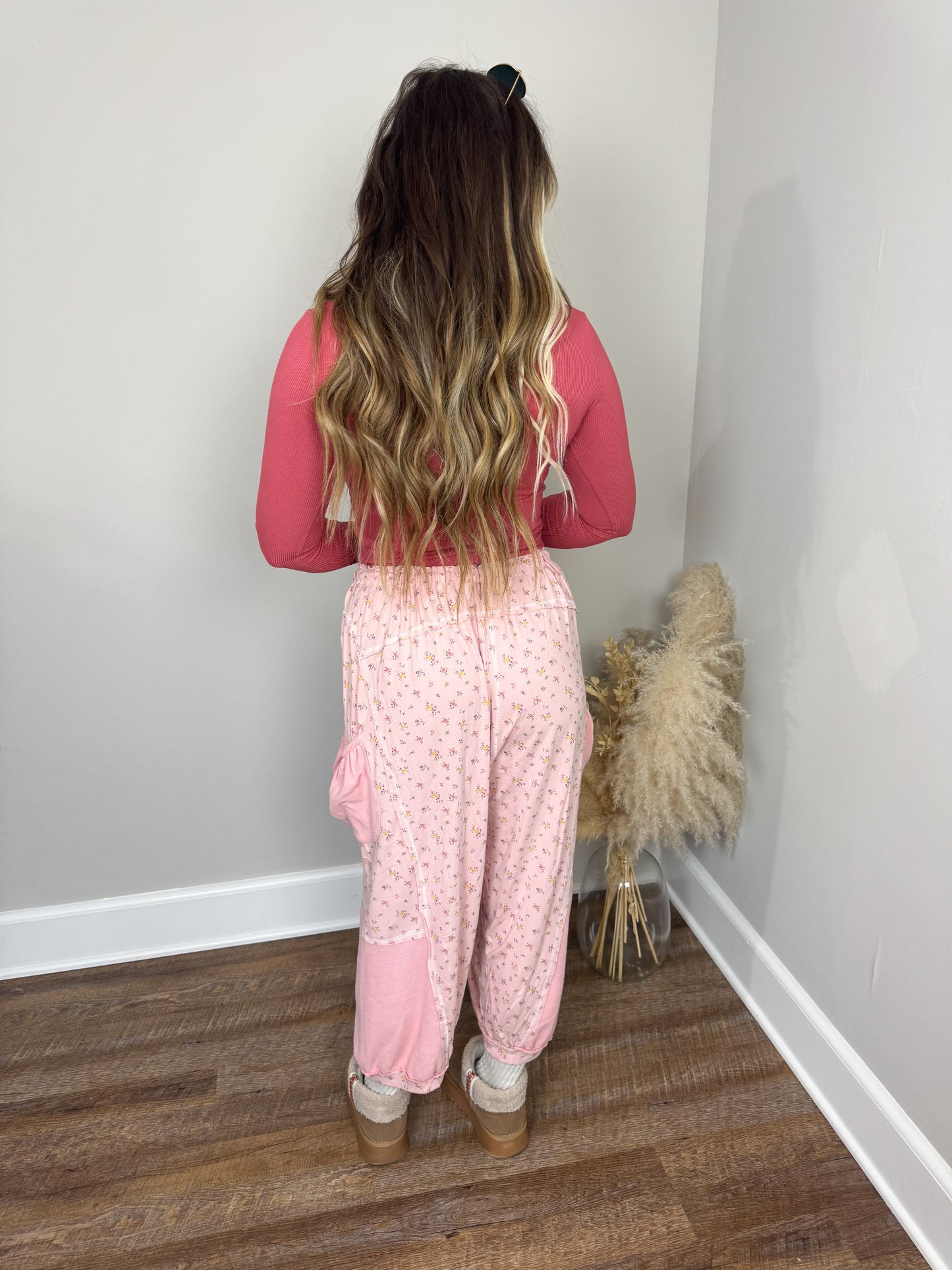 Devon Floral Pants | Pink