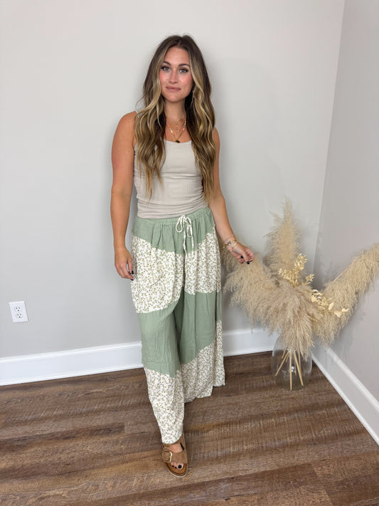 Afterglow Gauze Pants | Sage