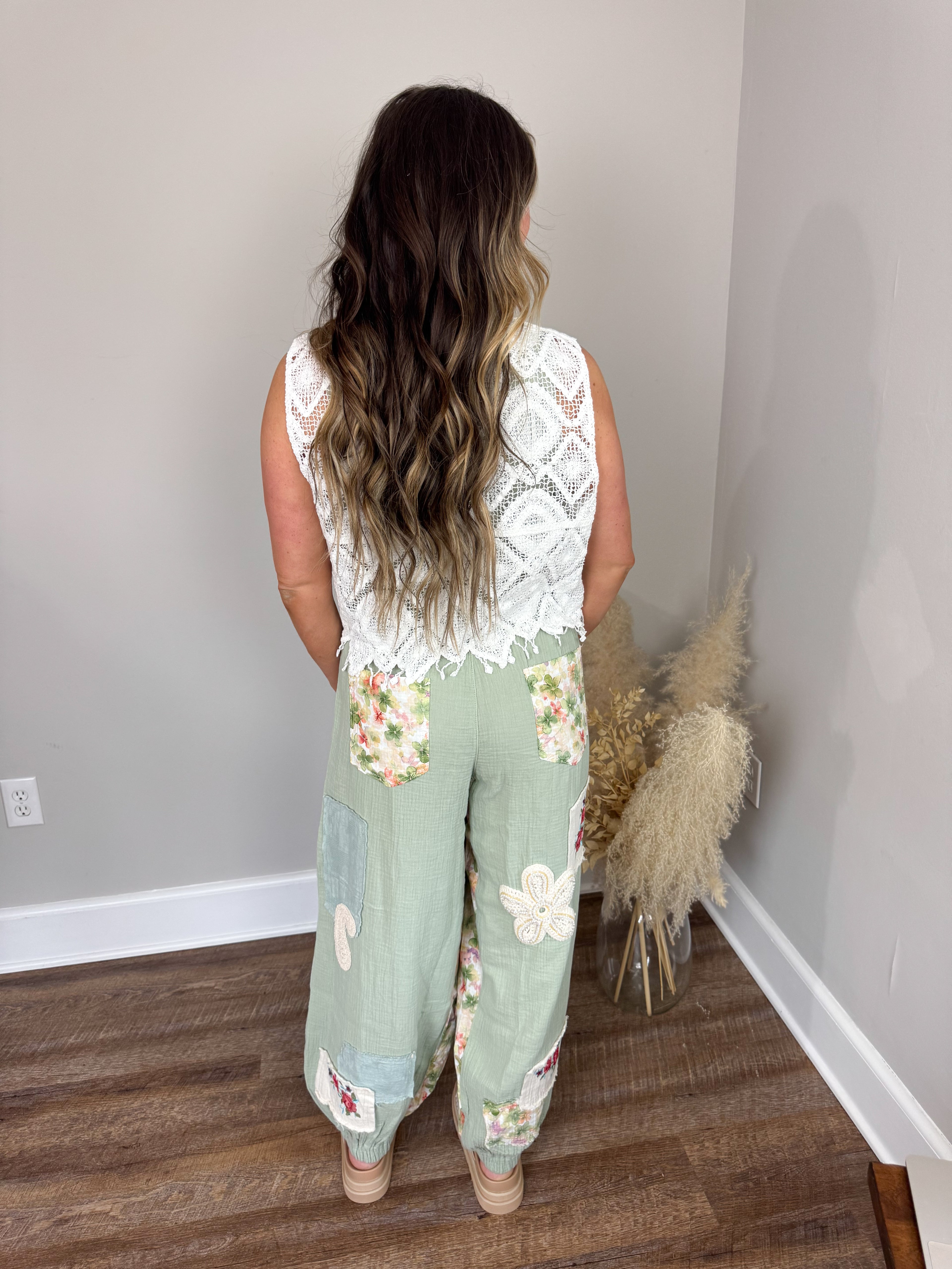 Fate Gauze Joggers | Matcha