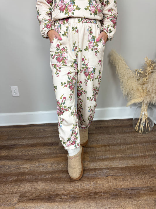 Floral Bouquet Joggers