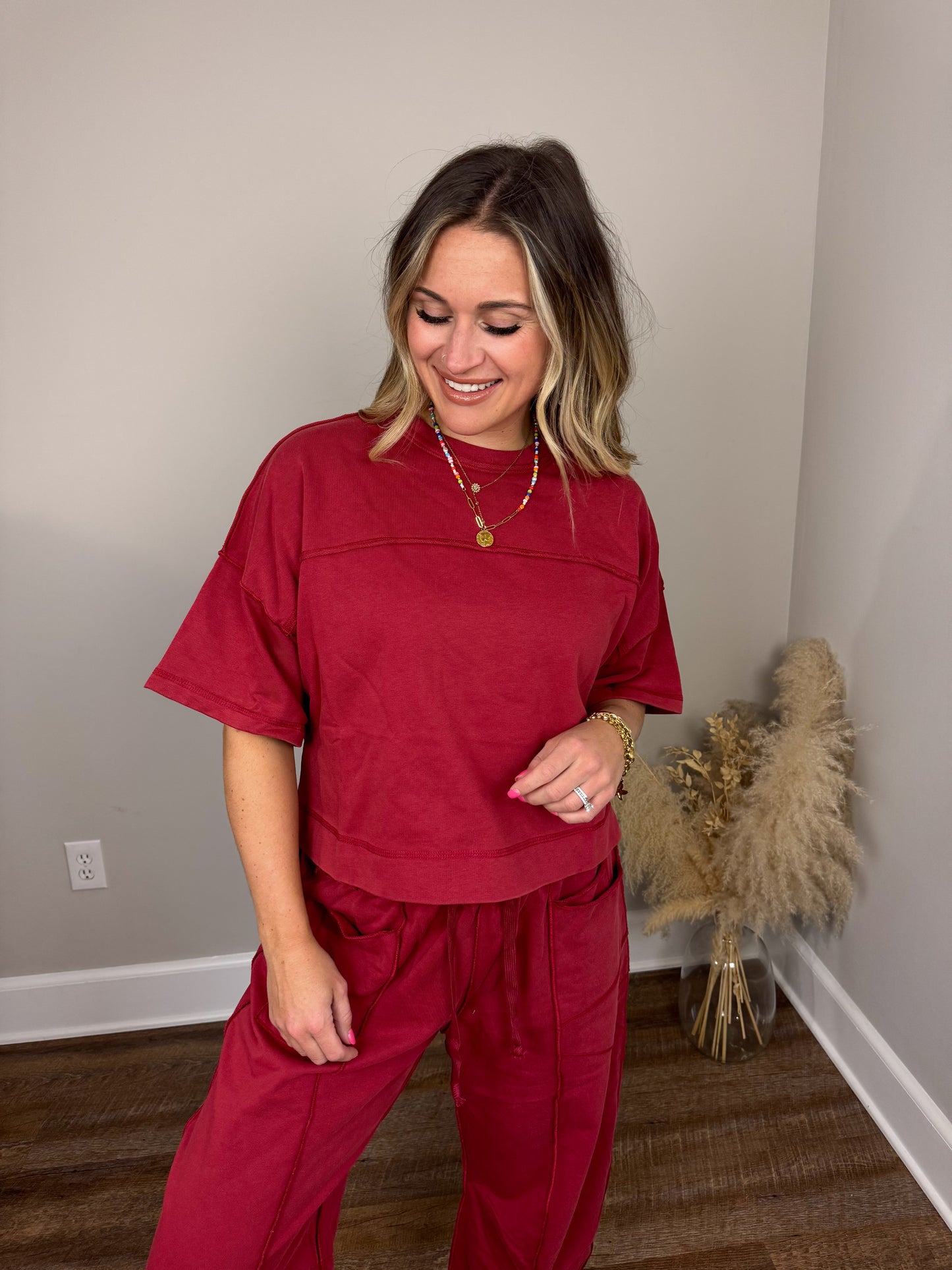 Slow Sunday Top | Wine