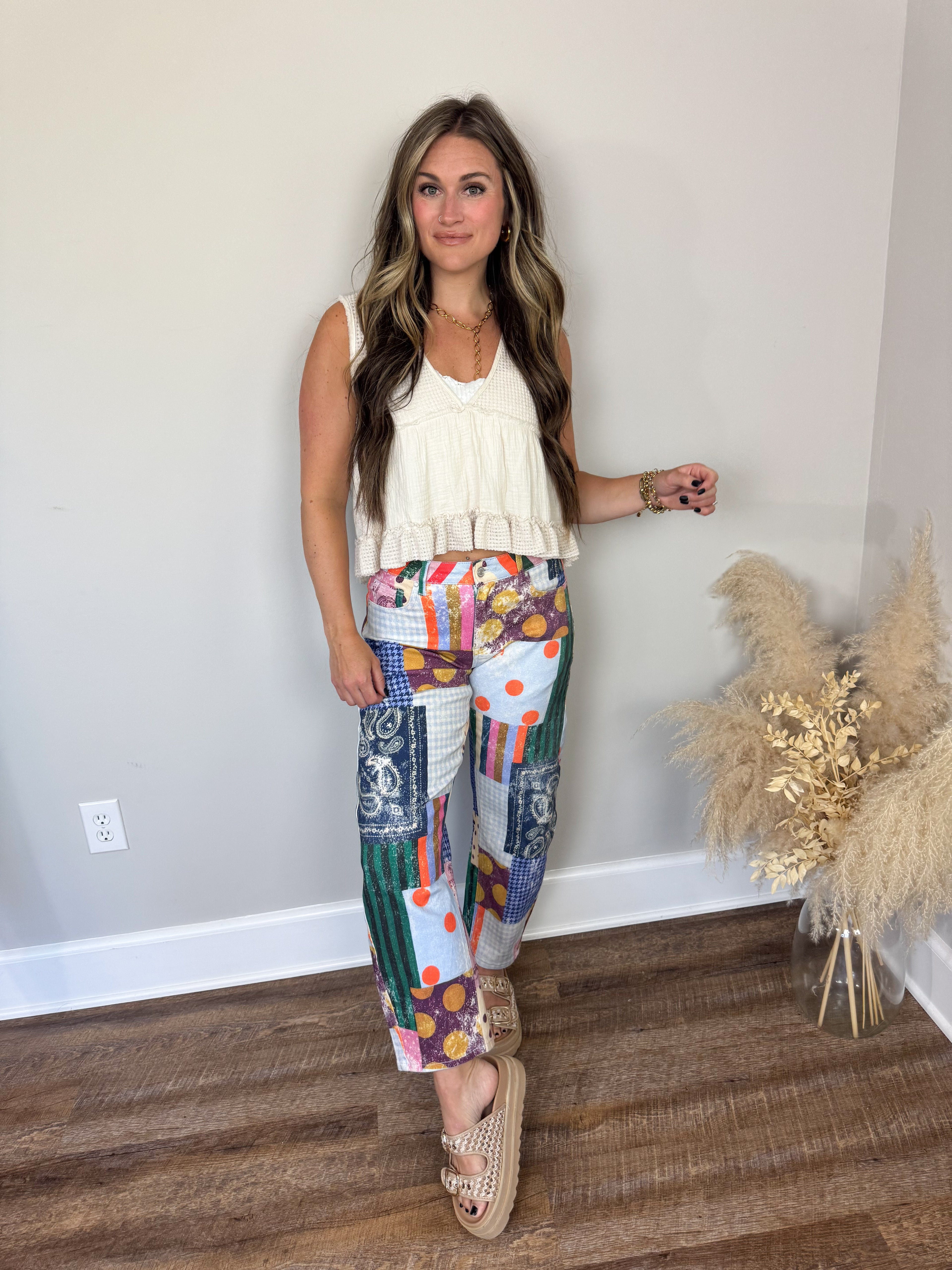 Jewel Barrel Pants