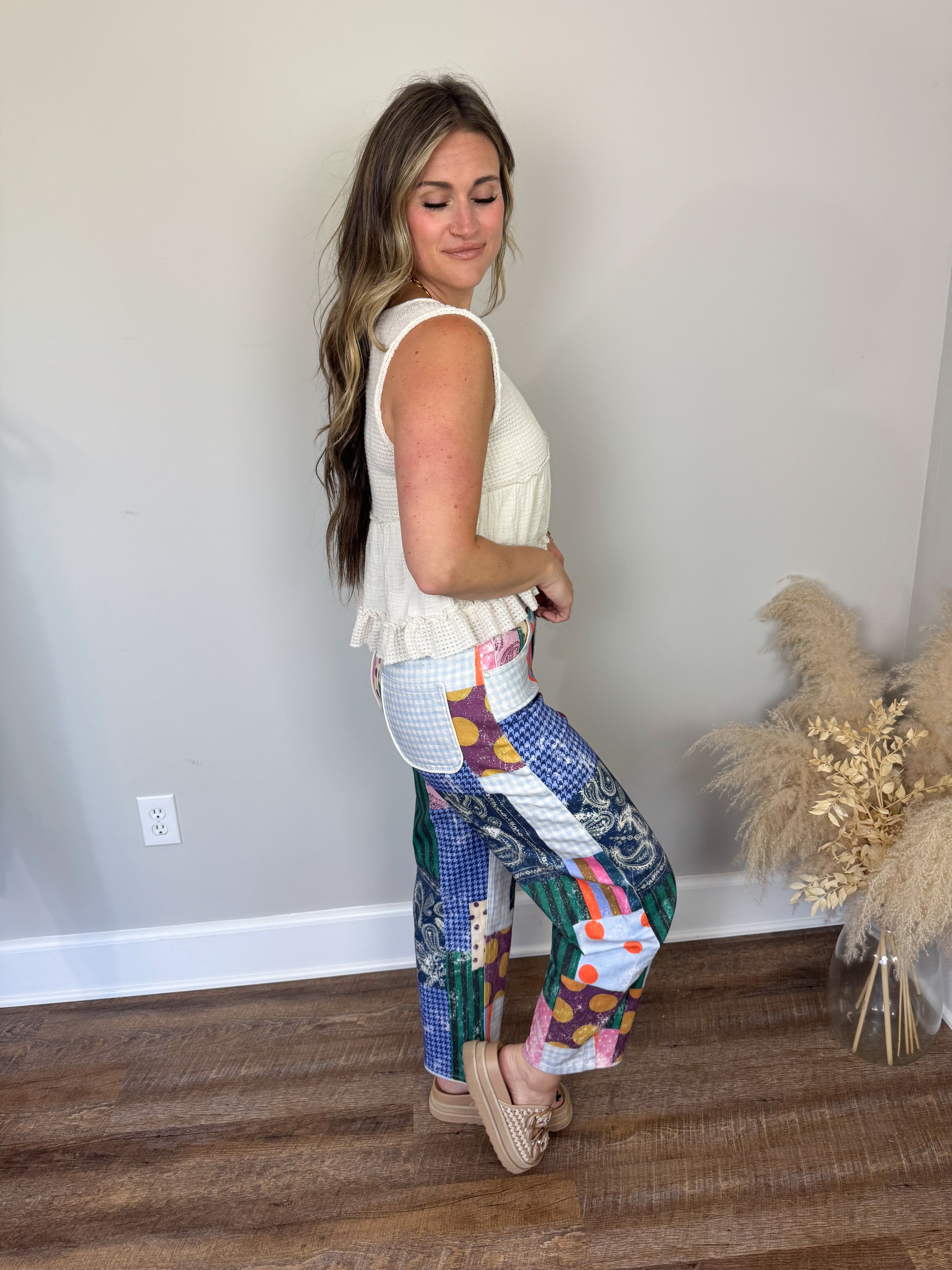 Jewel Barrel Pants