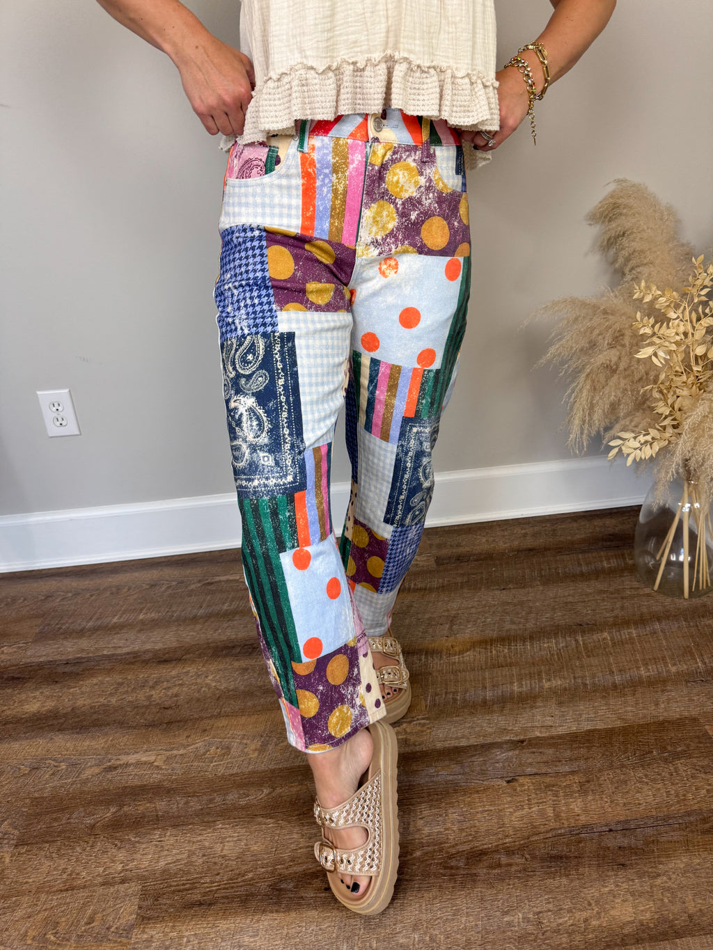 Jewel Barrel Pants