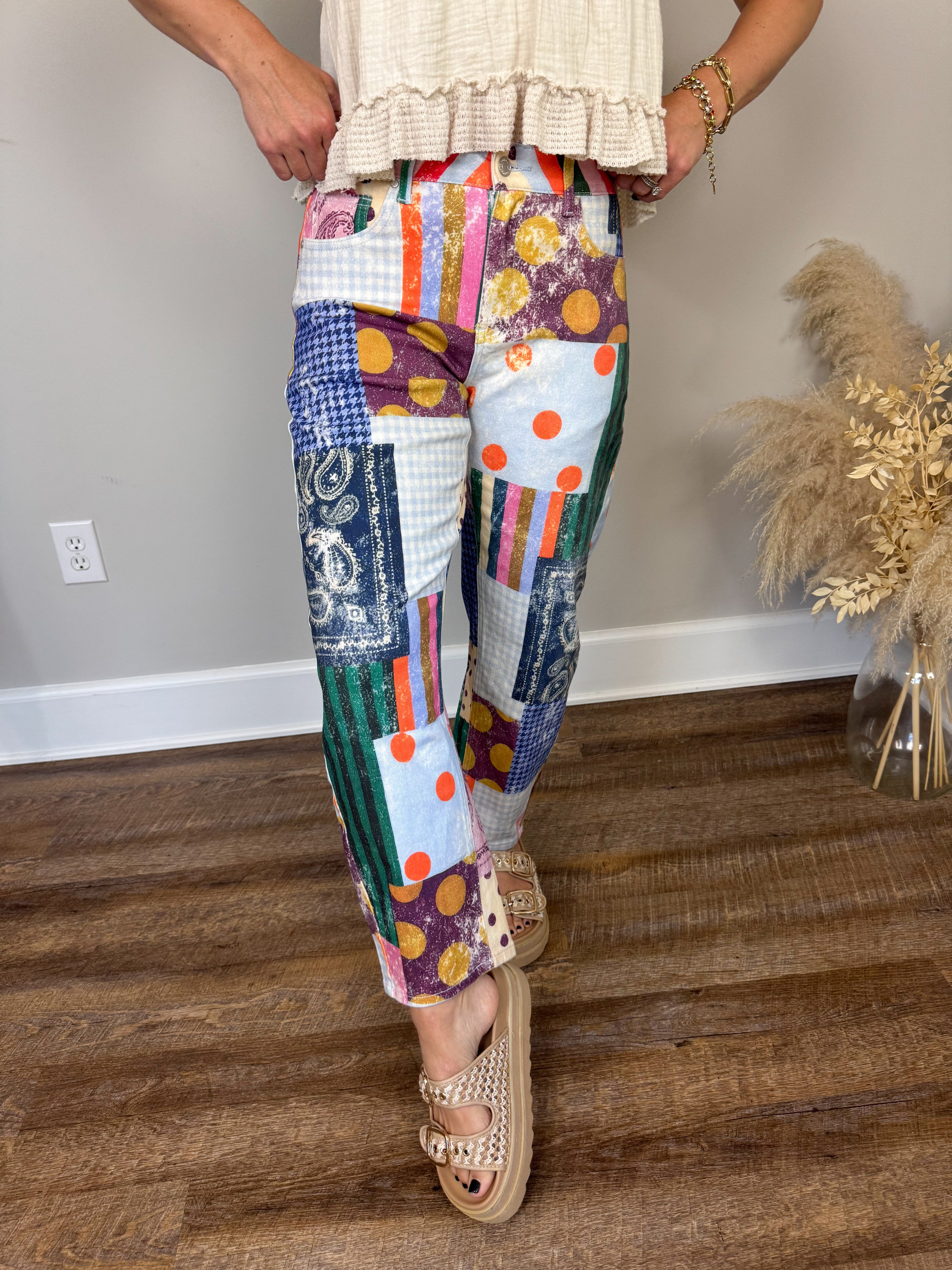 Jewel Barrel Pants