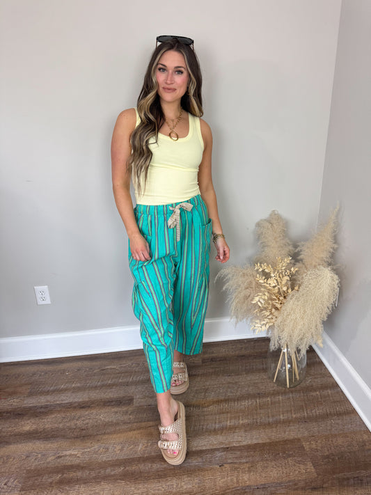 Clark Scoop Tank Top | Baby Yellow