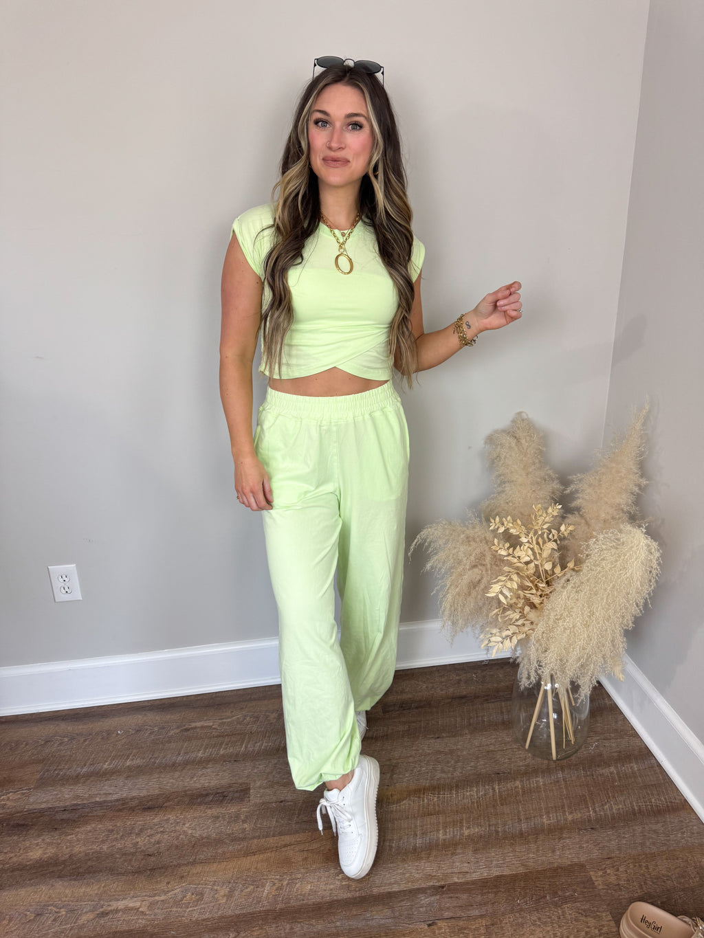 Maxwell Crossover Top | Mint